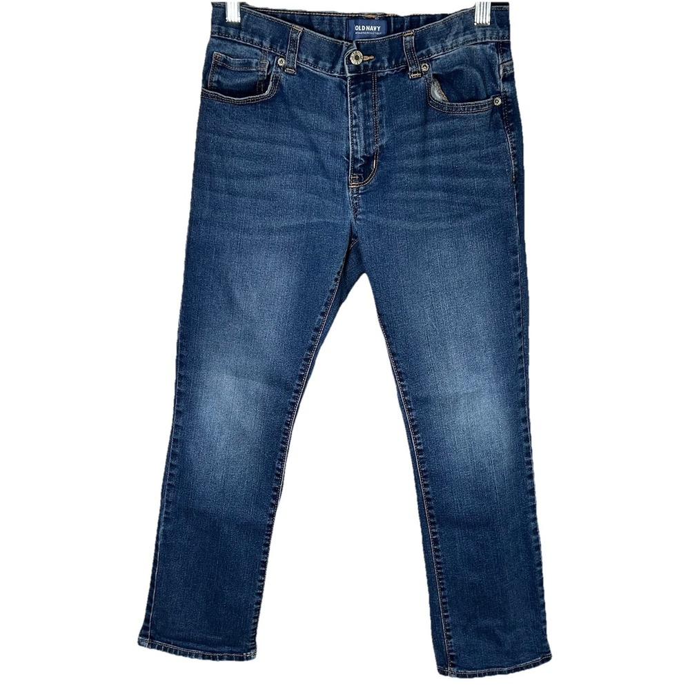 Old Navy Athletic Jeans‎ Womens 12 Mid Rise Medium Wash Stretch Denim
